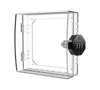 Opatiny Scatola trasparente per termostato con serratura a password, copertura protettiva in acrilico per sistemi domestici, custodia di sicurezza senza chiave, per ufficio e scuola, 150 x 140 x 59 cm