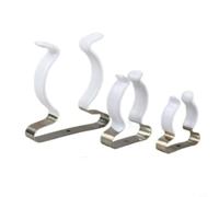 Opatiny Set di clip in spugna a molla in acciaio al manganese, base stretta con rivestimento per una conservazione sicura e scopa, dimensioni 25 mm, 32 mm, 50 mm (25 mm)