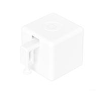Opatiny Smart Home Finger Robot Plus, per Tuya App Telecomando Wireless, Touch Panel Funzione Timer, Interruttore attivato Voce, Alimentato a Batteria CR2 3.0 V, Design quadrato, Bianco Nero (bianco)