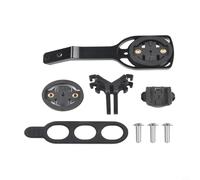 Opatiny Supporto per computer da bicicletta, in lega di alluminio, per Cateye, per Bryton on BLACK INC, supporto GPS per ciclismo su strada, nero