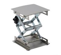 Opatiny Tavolo di sollevamento regolabile manuale in acciaio inox per applicazioni di laboratorio e lavorazione del legno, adatto per attività industriali e edili