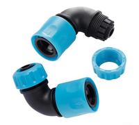 Opatiny Tubo da giardino per tubo flessibile a gomito resistente, connettore rapido a 90 gradi, adattatore di accoppiamento per tubo dell'acqua per sistema di irrigazione per autolavaggio, 12-13 mm