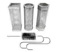 Opatiny Tubo in rete per barbecue in acciaio inox, cestino per arrosto, 30,5 cm, con spazzola per la pulizia