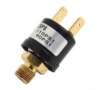 Opatiny Valvola pressostata per compressore d'aria da 12 V, 90-110 PSI, per trombe ad aria pesanti, sospensioni di treni, 3,5 A, 1/8" NPT nero (90-110SPI)
