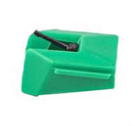 Opatiny VMN95E Pennino, ABS e lega di alluminio di ricambio per cartucce serie VM95, punta ellittica ad ago per un maggiore realismo musicale, nero/verde (verde)