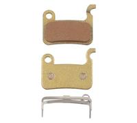 Opatiny Xtech HB100 M596 & XTR M975 M966 - Pastiglie freno a disco per bicicletta, 1 coppia, struttura in metallo, colore oro, per modifica bici e scooter elettrico
