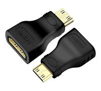 OPAX51 2 x Adattatore Mini HDMI a HDMI, convertitore 4K 3D Ultra HD, compatibile con Ethernet e ARC Pack da 2 pezzi 51CH103