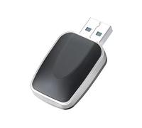 OPBVXQ Adattatore CarPlay Wireless per Land Rover Range Rover Velar 2018-2025, Converte Carplay da Cablato in Wireless, 2-in-1 CarPlay Wireless Adapter, Plug & Play con Bluetooth e WiFi,A Grey