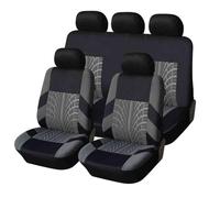OPBVXQ Auto Set Coprisedili per Ford B-Max 2012-2018, Traspirante 5 Posti Auto Copri Sedili, Copri Sedile per Anteriori e Posteriori Auto, Copertura Protezione Sedile,B Grey