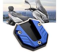 OPBVXQ Estensione Cavalletto Laterale Moto per Piaggio Beverly S 300 und 400 Modell 2021, Moto Estensione Piede Ingranditore, Supporto Cavalletto Laterale Allargatore Alluminio Antiscivolo,C Blue