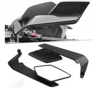 OPBVXQ Specchietti Retrovisori Moto per Yamaha T-Max 500-530-560 2021, Specchi Laterali Regolabili Pieghevoli, Visione Grandangolare, Design Aerodinamico in Alluminio Accessori