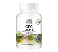 OPC 500 mg - 120 compresse + vitamina C, estratto di semi d'uva vegan |...