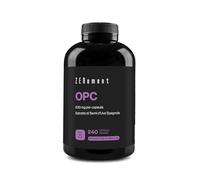 OPC Estratto di Semi d'Uva - Estratto di Semi d'Uva Concentrato - Fonte di Antiossidanti Naturali - 240 Capsule Vegane - Senza Additivi né Allergeni - Zenement