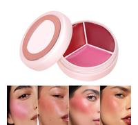 Opdestn Blush In Crema | Blush Per Il Viso Con Formula Sfumabile E Copertura Buildable | Crema Per Le Labbra E Le Guance | Per Appuntamenti Viaggio Sera Vacanza Festa