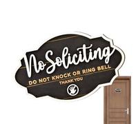 Opdestn Cartello Vietato Vendere Porta a Porta per Casa - Insegna Decorativa Per,Decorazione Legno Divertente Accessori Casa Benvenuto Ufficio Appartamento Cancello Muro Giardino Cortile Vicini