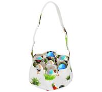 Opdestn Cestino Per La Raccolta Delle Uova Di Gallina - Organizzatore In Tela Con 7 Tasche - Sacca Per La Conservazione Delle Uova,Per Fattoria Cucina Casa Cortile Giardino Pollaio Pollo Gallina