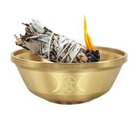 Opdestn Ciotola per Offerte da Altare,Decorazione Casa Luna Tripla - Contenitore per Gioielli e Oggetti - per Cerimonia Tavolo Bruciatore Incenso Meditazione Yoga Preghiere Uomini Donne