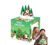 Opdestn Contenitori di Denaro Natalizi per Contanti | Borsa Creativa per Contanti | Scatole Estrazione Denaro Per Adulti Con 50 Sacchetti | Per Feste Di Natale Vacanze Festive Adulti Bambini Amici