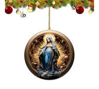 Opdestn Decorazioni Natalizie Cristiane | Artigianato Religioso in Acrilico 2D,Addobbi per Albero della Natività - per la Casa la Libreria l'Interno Auto la Maniglia Porta i Rami e Altro