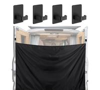 Opdestn Doccia per Portellone Auto,Tende Privacy Camion con 4 Ganci Magnetici - Copertura Impermeabile Auto per Esterno Furgone Spiaggia Viaggio Famigliare SUV