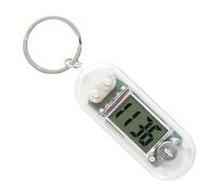 Opdestn Orologio Digitale Da Portachiavi,Orologio Silenzioso - Mini Orologio da Tavolo Orologio Elettronico Portatile per Studio