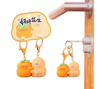 Opdestn Portachiavi Abbinati per Coppie | Organizzatore Chiavi Auto Portachiavi per Coppie - Charm Decorativo Cartoon per Zaino Unisex per Ragazzi Bambini Ragazza Fidanzata