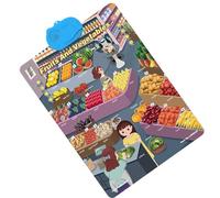 Opdestn Poster Alfabetici Da Parete, Giochi Interattivi Divertenti Per Sviluppo Con Suono, Poster Per Aula, Per Apprendimento Vocabolario E Pianoforte, Per Casa, Interno, Esterno, Aula E Scuola