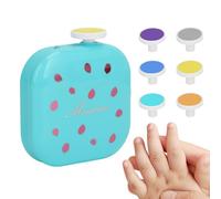 Opdestn Tagliaunghie per ,USB Ricaricabile per Bambini - Lima Unghie con Luce LED e 6 Limette per Casa Viaggio Trasporti Sicuro