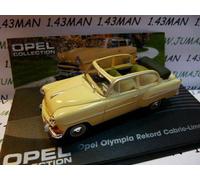 OPE25 Voiture 1/43 IXO Eaglemoss OPEL Collection : Olympia rekord cabrio 1954