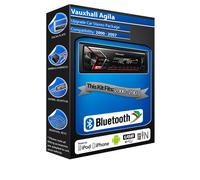 Opel Agila Autoradio Pioneer MVH-S320BT Stereo Vivavoce Bluetooth, USB Aux