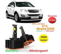 OPEL ANTARA 06-17 KIT CONVERSIONE LED 7535 CPS ULTRAWHITE D1S 110W 30KLM CANBUS