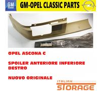 OPEL ASCONA C SPOILER ANTERIORE INFERIORE DESTRO NUOVO ORIGINALE 90227157