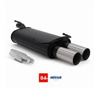 Opel Kadett E Silenziatore Sportivo 2x76mm Design RL