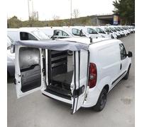 Opel Combo Posteriore Baule Porta Tendalino Cover (2001 In Poi) Nero/Grigio