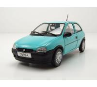 Opel Corsa B 1993 Turchese Modellino Auto 1:24 Whitebox