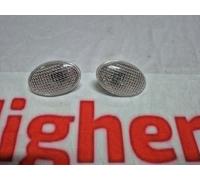 OPEL CORSA B ASTRA F TIGRA A COPPIA FRECCE LATERALI INDICATOR LENS BLINKER NEW