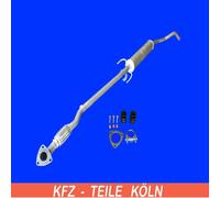 Opel Corsa C 1.0 Marmitta Centrale Silenziatore di Scarico Tubo Flessibile + Set