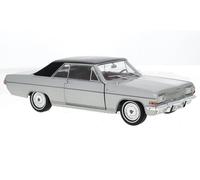 OPEL Diplomat A / V8 Coupe - 1965 - silver / black - WhiteBox 1:24