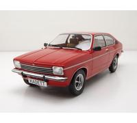 MODELLINO AUTO STATICO OPEL KADETT C COUPE GT/E 1975 ROSSO MODELLISMO SCALA 1:18