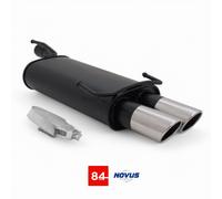 Opel Kadett E Silenziatore Sportivo 2x76mm SR-DESIGN