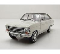 MODELLINO AUTO STATICO WHITEBOX OPEL OLYMPIA A 1967 BIANCO NERO SCALA 1:24