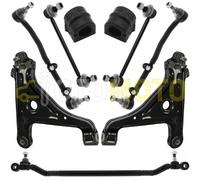 OPEL OMEGA B BRACCI DI SOSPENSIONE ASTA BARRA TESTINE BIELLETTE SILENT BLOCK 9PZ