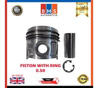 Opel Vauxhall Astra Pistone Con Anello 0.50 1X Pezzi Per 2.0 Diesel A20DTH