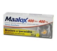 Opella Healthcare Italy - Maalox 400 mg + 400 mg - Antiacido Senza Zucchero 30 Compresse Masticabili