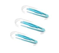 Opemg 3 applicatori a contatto blu, strumento di rimozione delle lenti a contatto, inseritore + pinzette con punta morbida, per custodie per lenti a contatto salute e casa, custodie per lenti a
