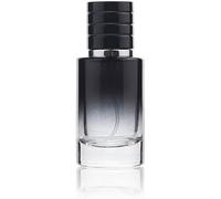 Opemg Nebulizzatore per profumo nero da 30 ml, portatile, in vetro di alta qualità, ricaricabile, piccola bottiglia per cosmetici da viaggio, mini flacone spray, contenitori ricaricabili, flaconi