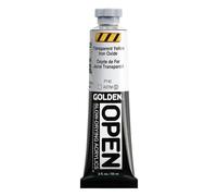 Open 2 Oz Acrylic Colour Colours: Transparent Yellow Iron Oxide