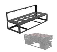 Open Air Mining Case - 8 GPU Open Air Miner Rack in acciaio | Case minerario con scheda madre | Design del flusso d'aria per raffreddamento GPU, configurazione stabile di mining