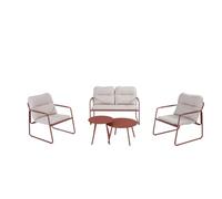 OPEN.AIR Salottino Furore Terracotta 4 Posti Set Lounge Giardino