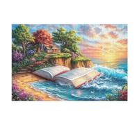 Open Book Ocean Wave Puzzle 1000 Pezzi Rompicapo Per Tutte Le Occasioni Versatile E Divertente Rilassamento Garantito Regalo Per Compleanni E Feste 1000 PCS